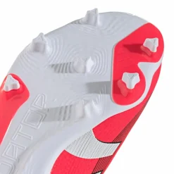 Voetbalschoenen-adidas Predator League FG MG voetbalschoenen junior lucid red cloud white core black