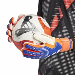 Keepershandschoenen-adidas Predator Match Fingersave keepershandschoenen lucid blue solar red white