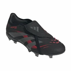 Voetbalschoenen-adidas Predator Pro FG voetbalschoenen heren core black grey four lucid red