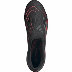 Voetbalschoenen-adidas Predator Pro FG voetbalschoenen heren core black grey four lucid red