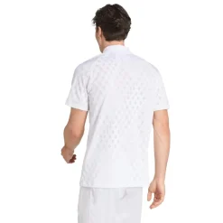 adidas Pro Climacool+ Freelift tennispolo heren white< Tenniskleding