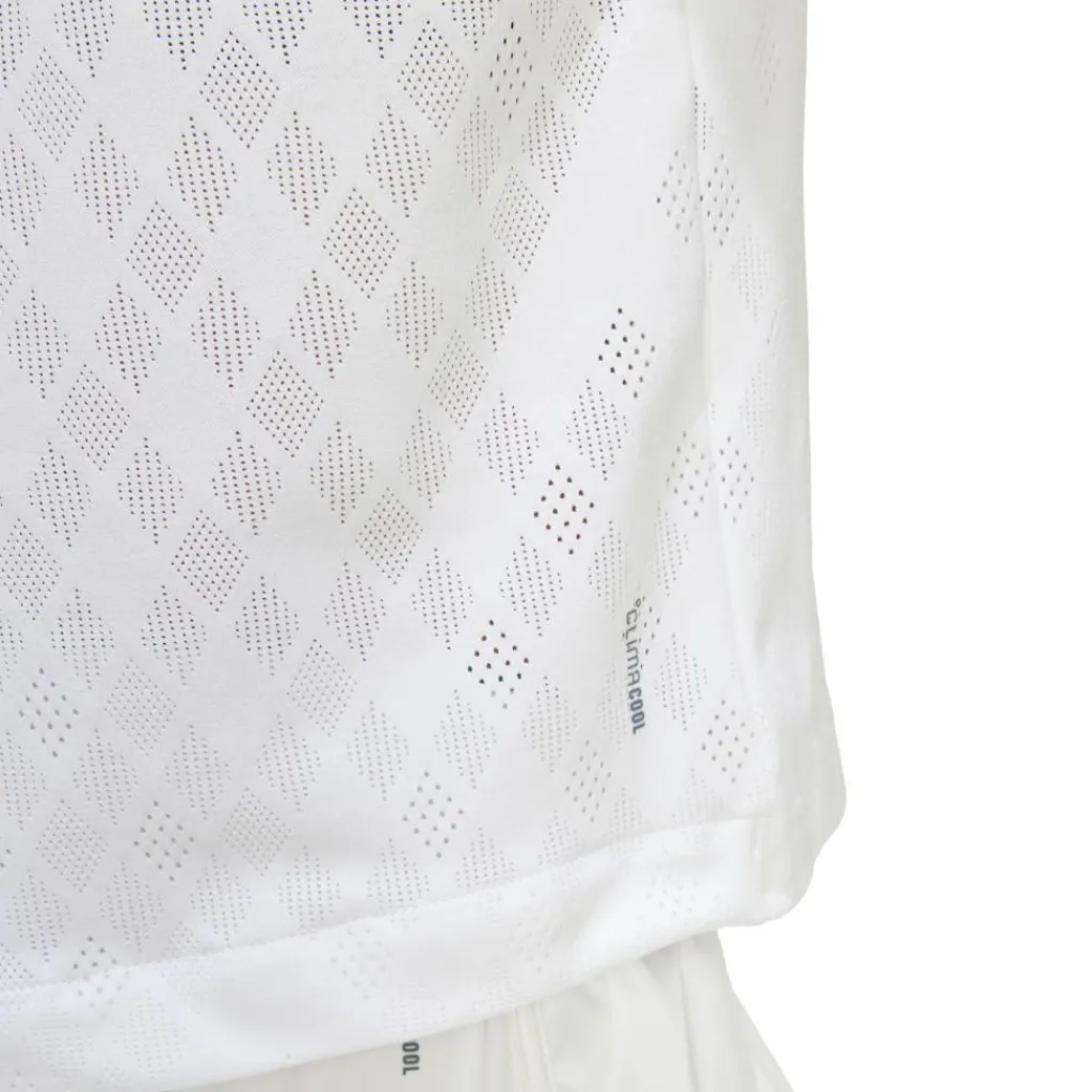 adidas Pro Climacool tennispolo dames white< Tenniskleding