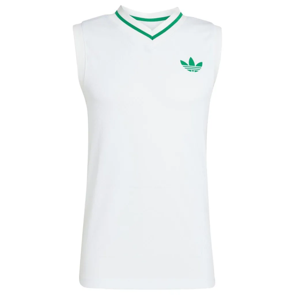 adidas Pro Climacool tennis tanktop heren white< Tenniskleding