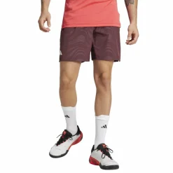 adidas Pro Ergo tennisshort heren aurora ruby brown< Tenniskleding