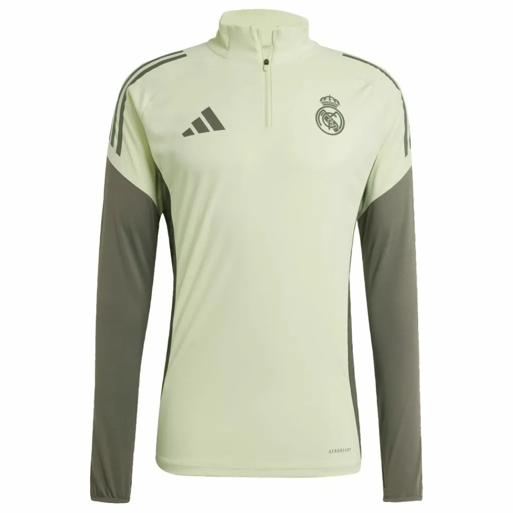 Voetbalkleding-adidas Real Madrid Tiro 25 trainingshirt heren almost lime