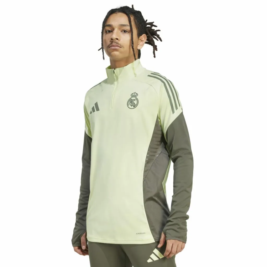 Voetbalkleding-adidas Real Madrid Tiro 25 trainingshirt heren almost lime