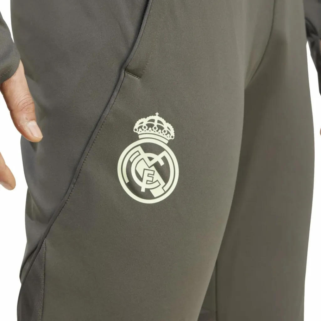 Voetbalkleding-adidas Real Madrid Tiro 25 trainingsbroek heren utility grey