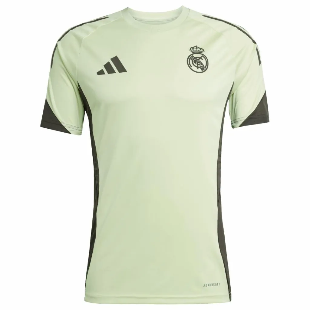 Voetbalkleding-adidas Real Madrid Tiro 25 voetbalshirt heren almost lime
