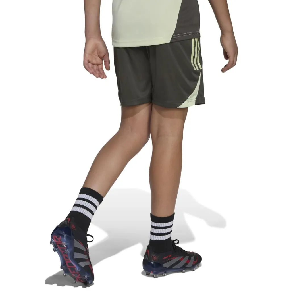 Voetbalkleding-adidas Real Madrid Tiro 25 voetbalbroekje junior utility grey