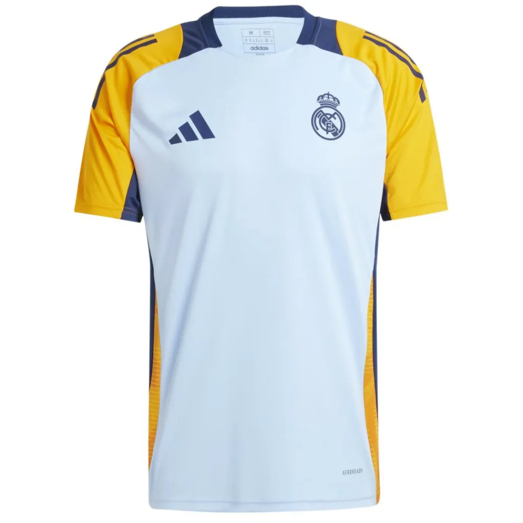 Voetbalkleding-adidas Real Madrid Tiro 24 Competition voetbalshirt heren glow blue crew orange team navy blue 2