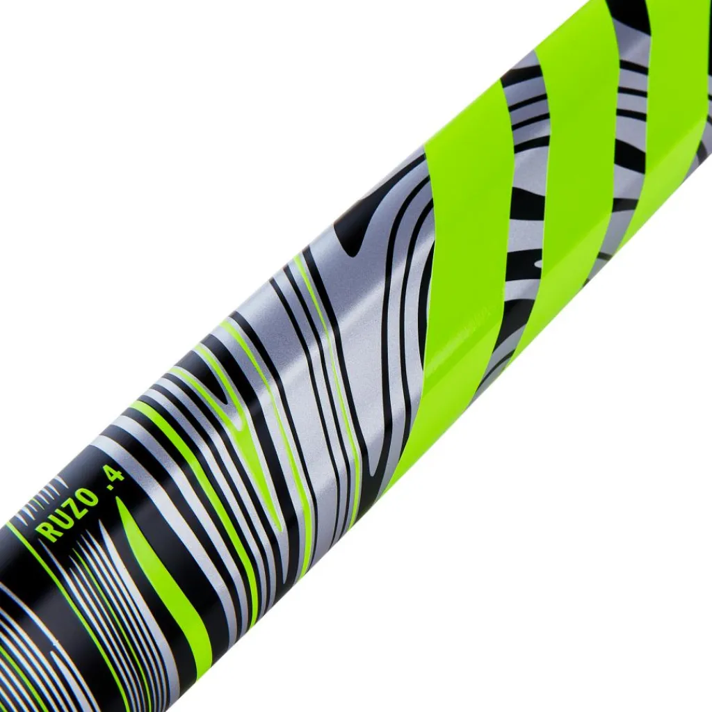 adidas Ruzo .4 Low Bow hockeystick black yellow< Hockeystick
