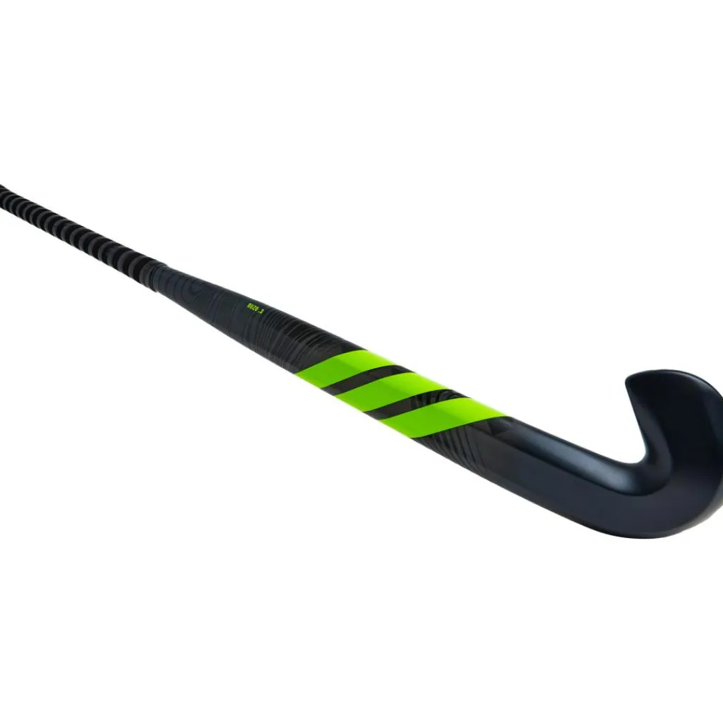 Hockeystick-adidas Ruzo .3 Low Bow hockeystick black yellow
