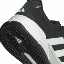 adidas Solematch Control 2 Clay tennisschoenen heren core black zero metallic cloud white< Tennisschoenen