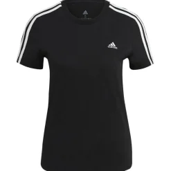 adidas 3-Stripes shirt dames black white< Sportshirt