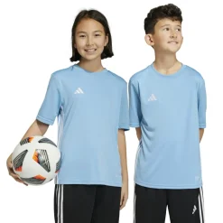 Voetbalkleding-adidas Tabela voetbalshirt junior 23 team light blue whit