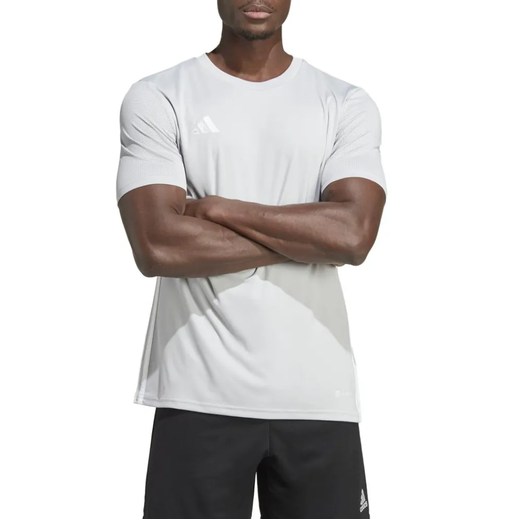 Voetbalkleding-adidas Tabela voetbalshirt heren 23 team light grey white