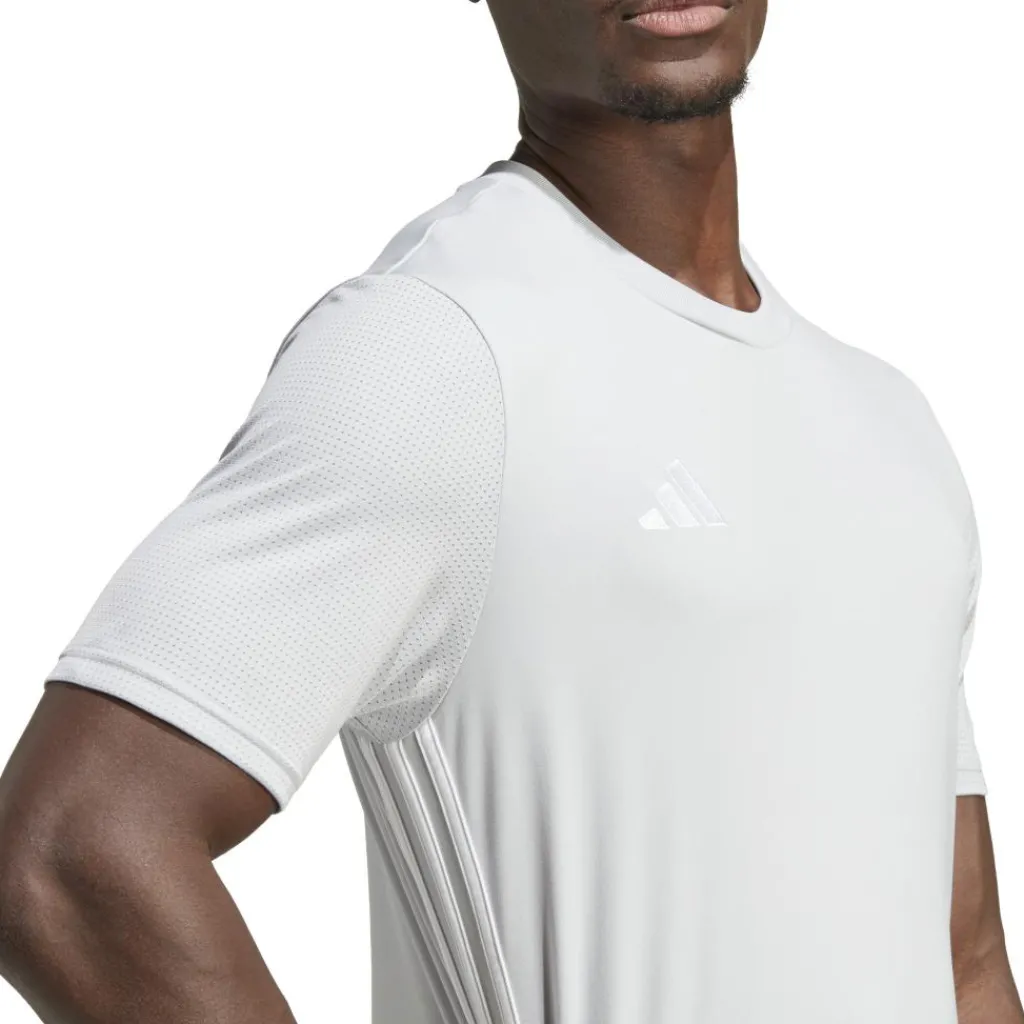 Voetbalkleding-adidas Tabela voetbalshirt heren 23 team light grey white