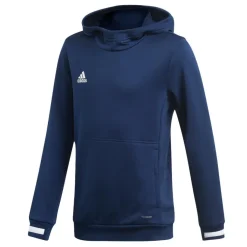 Sport Trui-adidas Team19 hoodie trui junior navy blue white