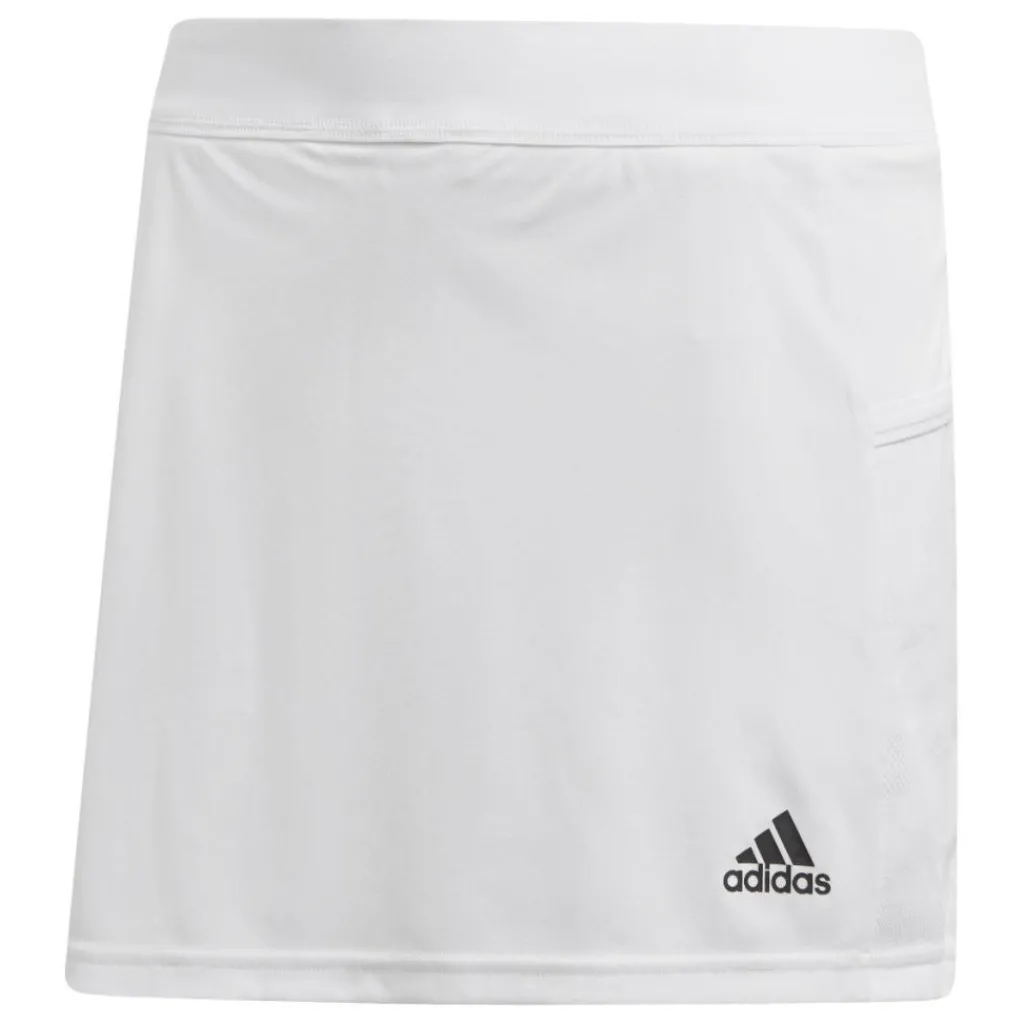 Tenniskleding-adidas Team19 skort rokje dames white