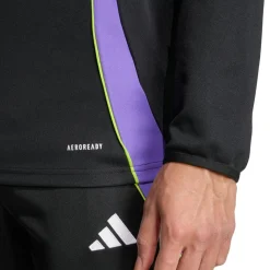 adidas Tiro 24 trainingsjack heren black purple rush< Voetbalkleding
