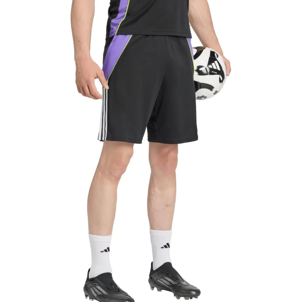 Voetbalkleding-adidas Tiro 24 voetbalbroekje heren black purple rush