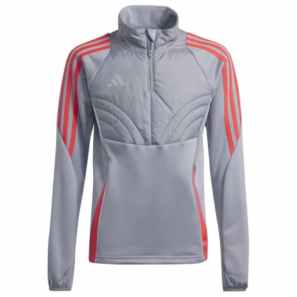 adidas Tiro 24 Winterized trainingsshirt junior light onix shock red< Voetbalkleding