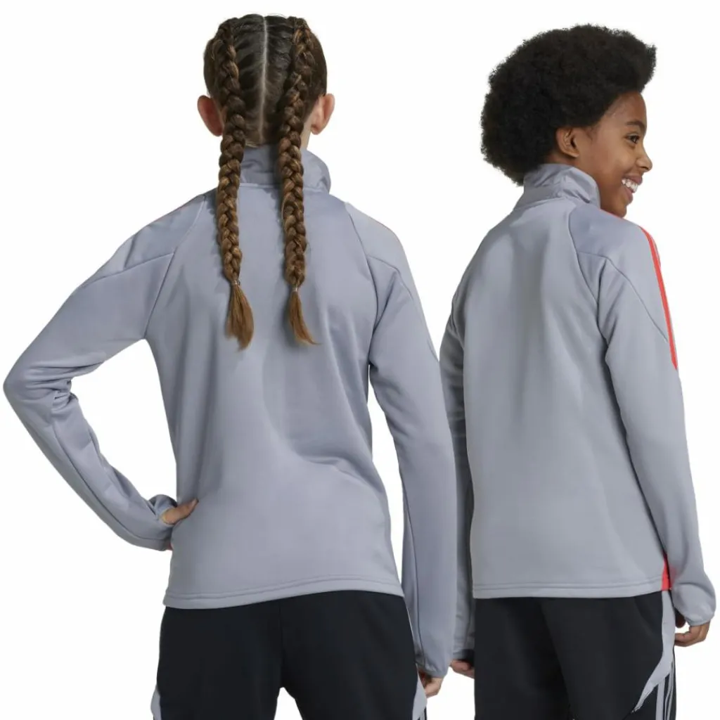 adidas Tiro 24 Winterized trainingsshirt junior light onix shock red< Voetbalkleding