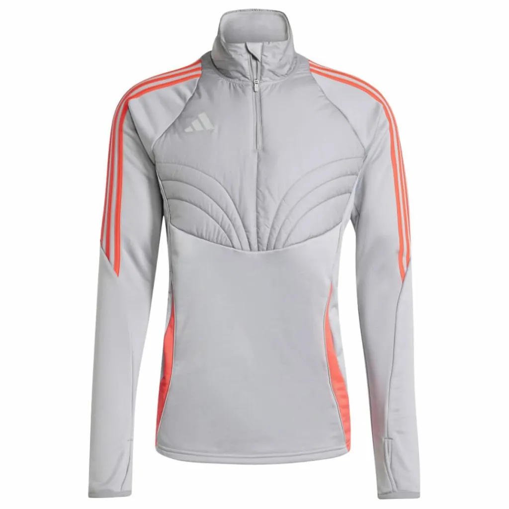 Voetbalkleding-adidas Tiro 24 Winterized trainingsshirt heren light onix shock red