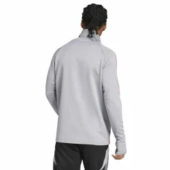 Voetbalkleding-adidas Tiro 24 Winterized trainingsshirt heren light onix shock red