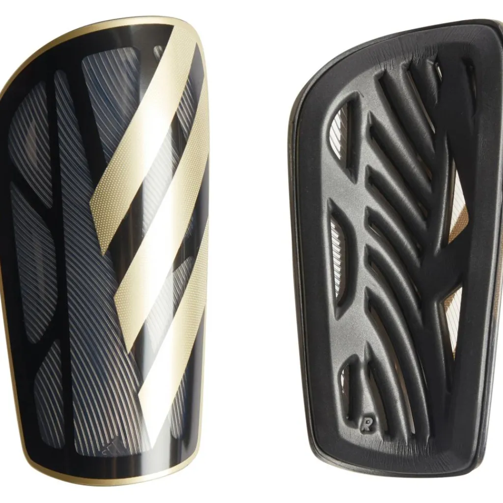 adidas Tiro League scheenbeschermers black gold metallic white< Scheenbeschermers Voetbal