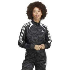 Truien & Vesten-adidas Tiro Suit Up Lifestyle vest dames carbon black white