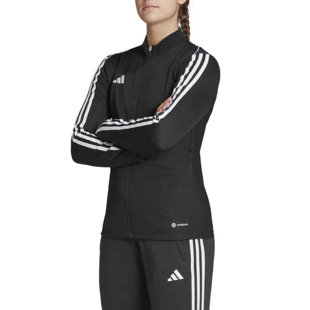 Voetbalkleding-adidas Tiro trainingsjack dames 23 black