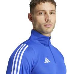adidas Tiro trainingsshirt heren 24 lucid blue white app solar red< Voetbalkleding