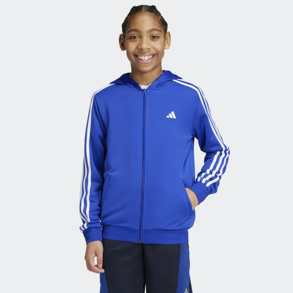 Sport Trui-adidas Train Essentials AEROREADY 3-Stripes trainingsjack junior lucid blue white
