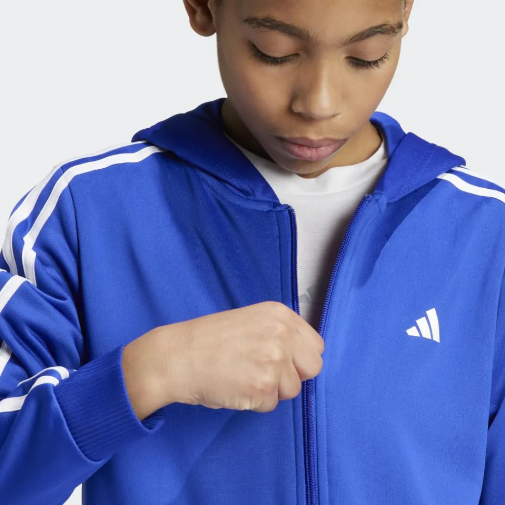 Sport Trui-adidas Train Essentials AEROREADY 3-Stripes trainingsjack junior lucid blue white