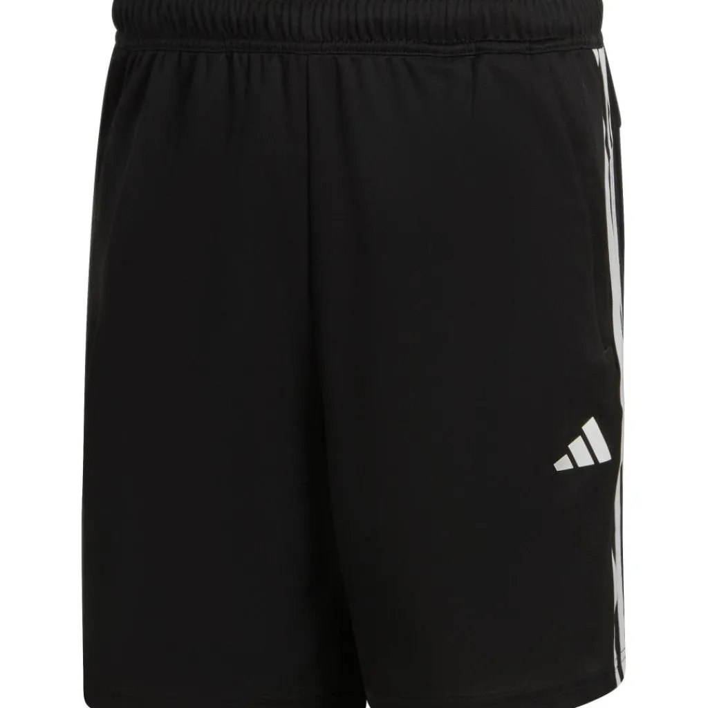 adidas Train Essentials Piqué 3-Stripes short heren black white< Broeken