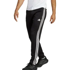 Sportbroek-adidas Train Essentials 3-Stripes trainingsbroek heren black white