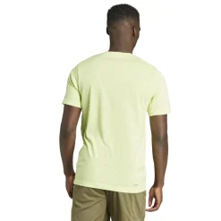 Sportshirt-adidas Train Essentials Seasonal shirt heren pulse lime silver pebble