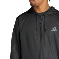 Trainingsjack-adidas Train Essentials trainingsjack heren black
