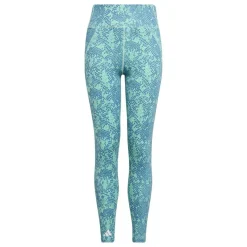 Sportbroek-adidas Train Icons Optime sportlegging junior easy green  blue fusion white