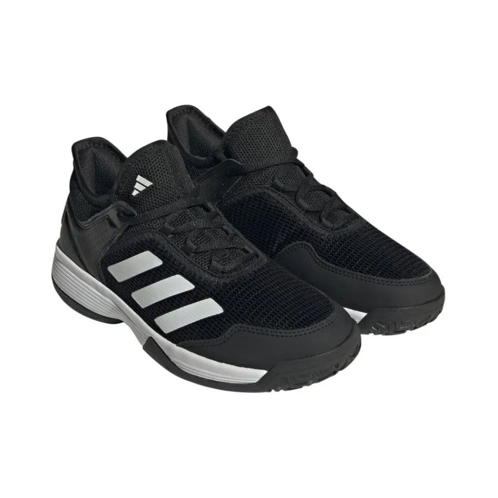 Tennisschoenen-adidas Ubersonic 4 tennisschoenen junior core black cloud white