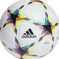Voetbal Kopen-adidas UCL Pro Void voetbal white silver metallic bright  cyan pantone