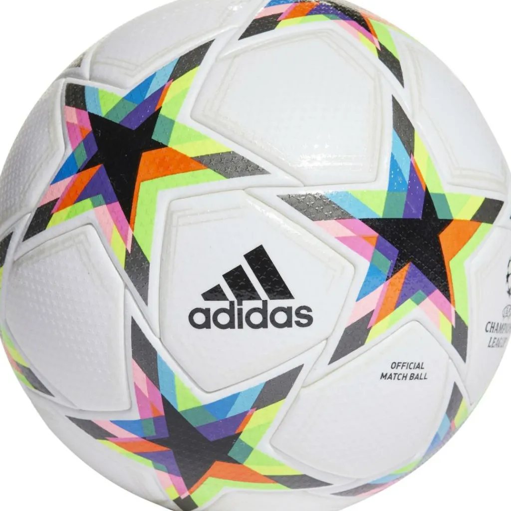 Voetbal Kopen-adidas UCL Pro Void voetbal white silver metallic bright cyan pantone