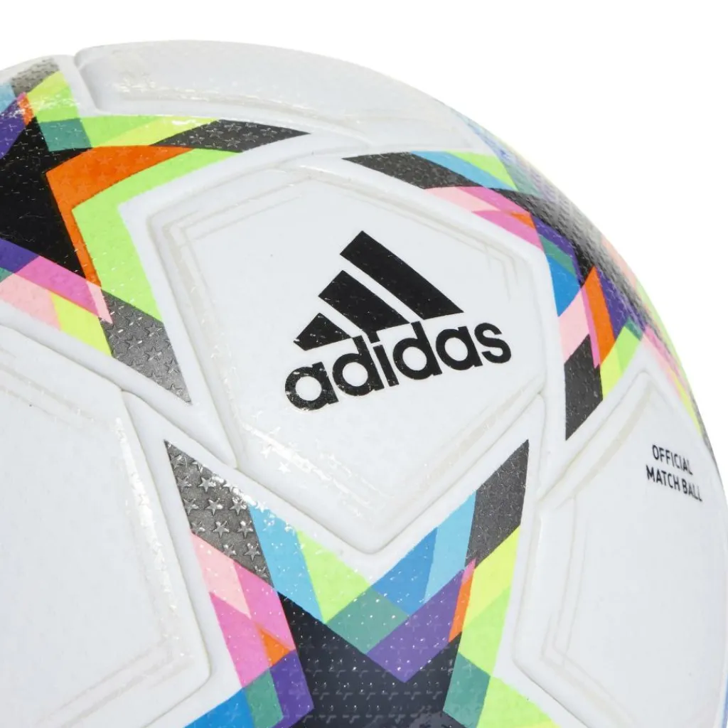 Voetbal Kopen-adidas UCL Pro Void voetbal white silver metallic bright cyan pantone
