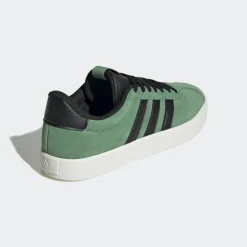 Schoenen-adidas VL Court 3.0 schoenen heren dark green core white off white