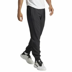 Tenniskleding-adidas Walk On trainingsbroek heren black