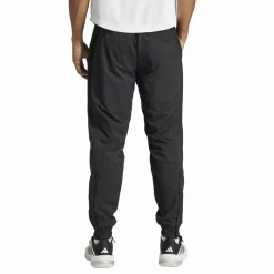 Tenniskleding-adidas Walk On trainingsbroek heren black