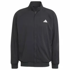 Tenniskleding-adidas Walk On trainingsjack heren black