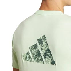 Sportshirt-adidas Workout Woven shirt heren semi green spark black