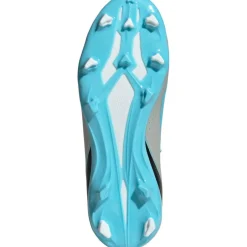 Voetbalschoenen-adidas X Crazyfast Messi.3 FG voetbalschoenen junior silver metallic blish blue core black